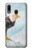 W3843 Bald Eagle On Ice Case Cover Custodia e Flip Case per Samsung Galaxy A20, Galaxy A30