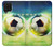 W3844 Glowing Football Soccer Ball Case Cover Custodia e Flip Case per Samsung Galaxy A22 4G