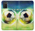 W3844 Glowing Football Soccer Ball Case Cover Custodia e Flip Case per Samsung Galaxy A03S