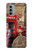 W3856 Vintage London British Case Cover Custodia e Flip Case per Motorola Moto G51 5G