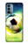 W3844 Glowing Football Soccer Ball Case Cover Custodia e Flip Case per OnePlus Nord N200 5G