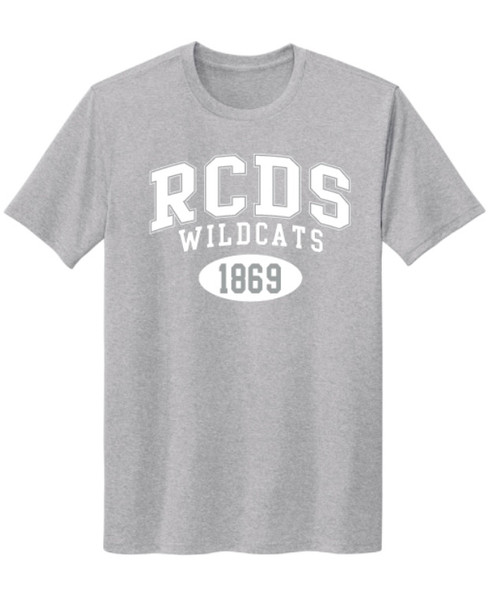 Adult Heather Grey Athletic Wildcats Tee