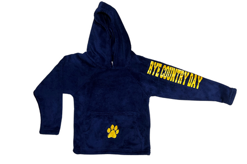 Youth Fuzzy Navy Hoodie