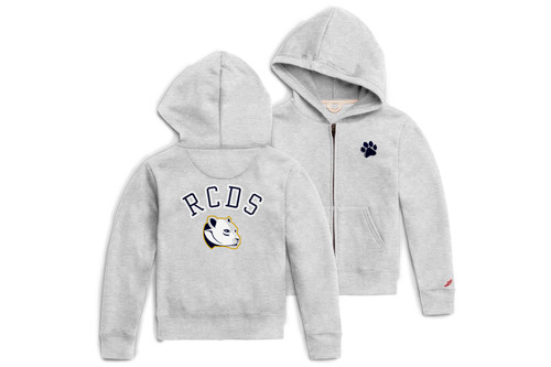 Youth Light Grey RCDS Full Zip Sweatshirt