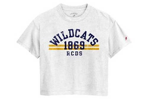 Adult White Midi Wildcats 1869 RCDS Tee