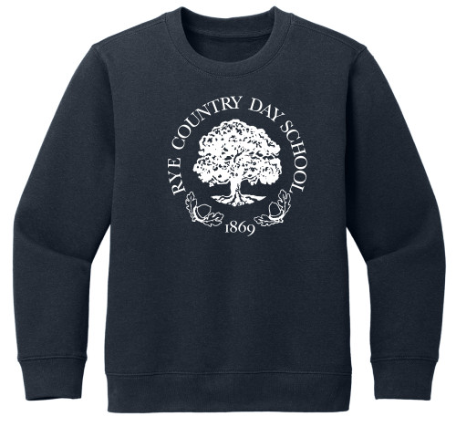 Youth Navy Crewneck Sweatshirt w/Large RCDS Seal