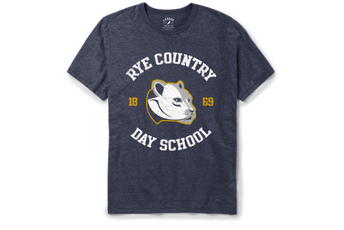 Youth Navy Crewneck 1869 Wildcat Tee