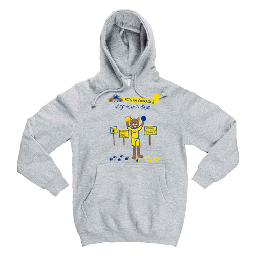 Courage by Design Lower school winner hoodie