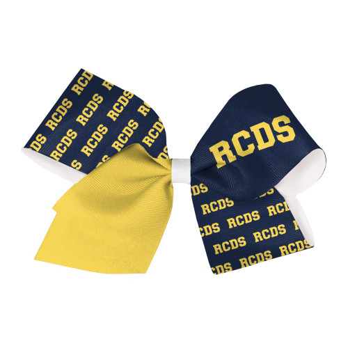Blue and Gold RCDS Bow