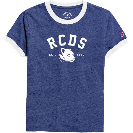 Royal Blue Youth RCDS Ringer Tee