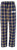 Adult Navy/Gold Large Check Plaid PJ Pant