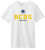 Youth white RCDS Wildcats w/seal tee