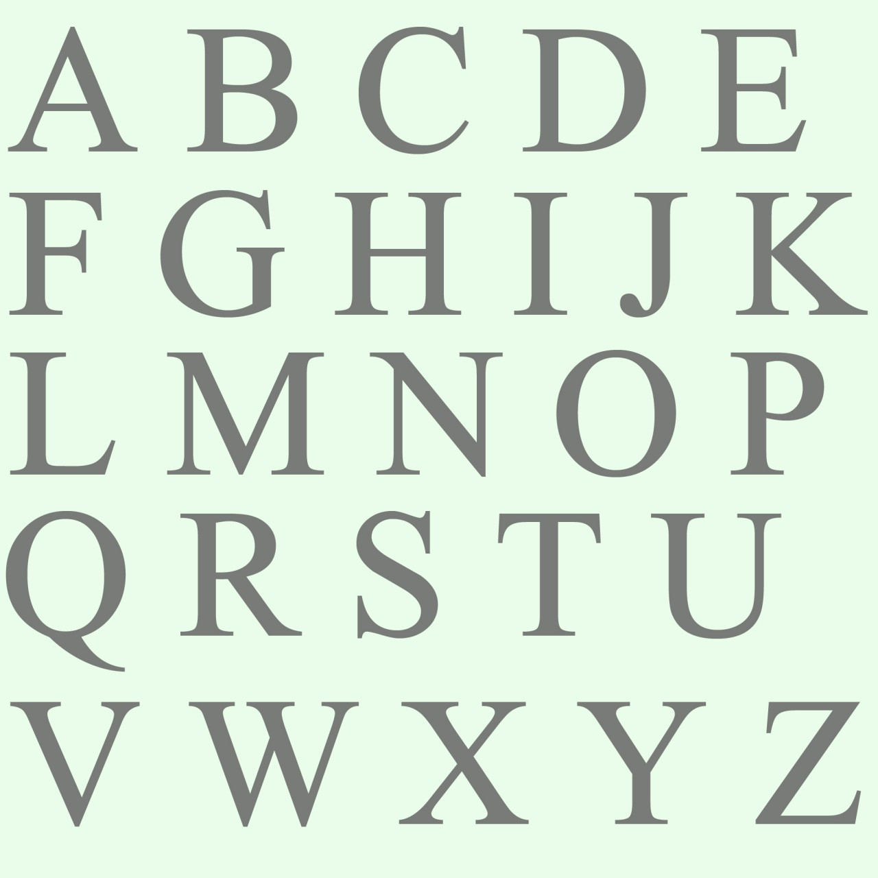 Monogram Alphabet The Wood Connection