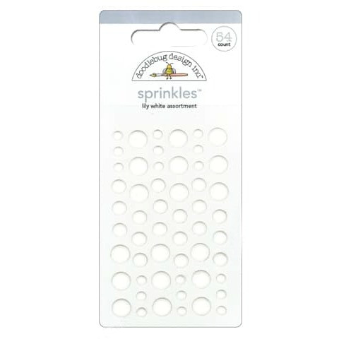 Lily White Doodlebug Sprinkle Dots