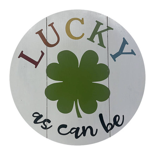 Lucky As Can Be Circle Plank