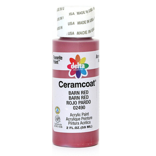 Delta Ceramcoat ® Acrylic Paint,  Barn Red