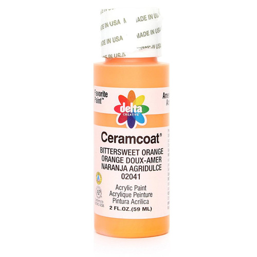 Delta Ceramcoat ® Acrylic Paint,  Bittersweet Orange