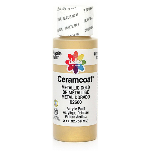 Delta Ceramcoat ® Acrylic Paint, Metallic Gold