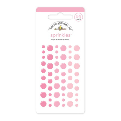 Cupcake Pink Doodlebug Sprinkle Dots