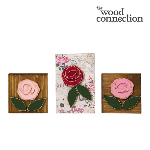 Valentine Posy Block Trio