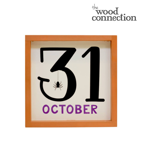 October 31st 12x12 Box Sign