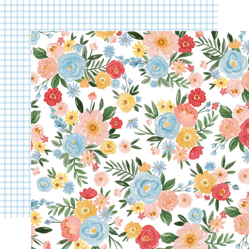 Carta Bella Summer: Summer Day Floral Scrapbook Paper