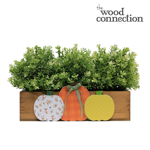 Pumpkin Trio Overlay on Centerpiece Box