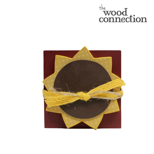 Sunflower with 4x4 Block