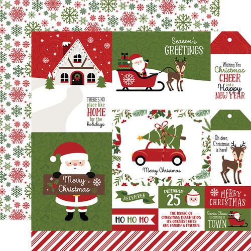 Christmas Magic: Journaling Cards Scrapbook Paper