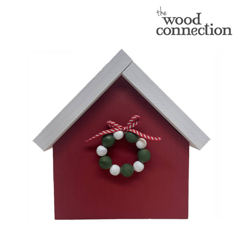 Large House with Bead Wreath