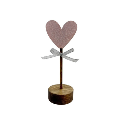 Heart on Tiny Base and Dowel