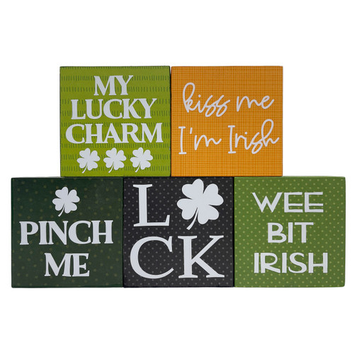 St. Patricks Day 4x4 Block Set