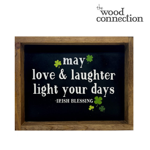 Love and Laughter 11x14 Box Sign