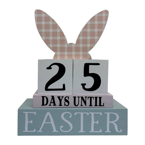 Easter Countdown Stack With Bunny Ears