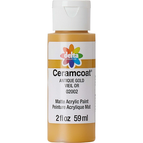 Delta Ceramcoat ® Acrylic Paint, Antique Gold