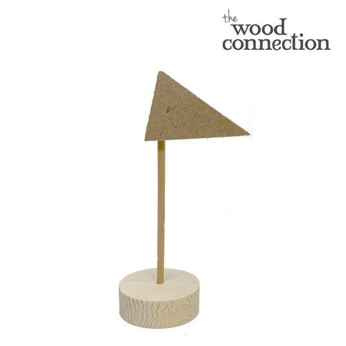 Pennant on Tiny Base and Dowel