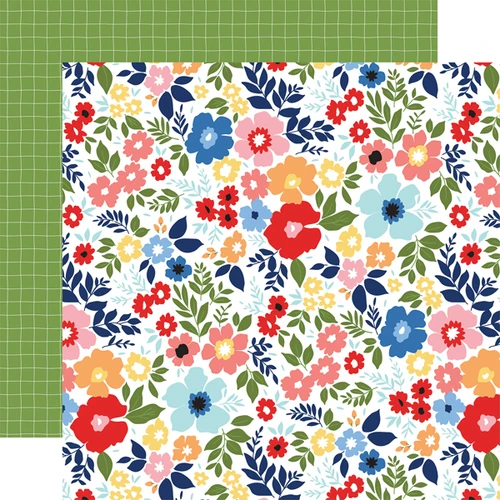 My Favorite Summer: Best Day Blooms Scrapbook Paper