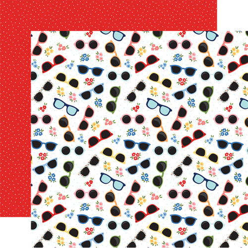 My Favorite Summer: Sweet Shades Scrapbook Paper