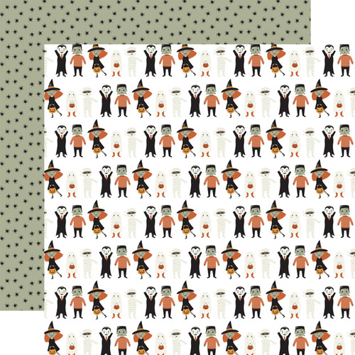 Spooky: Freaky Friends Scrapbook Paper