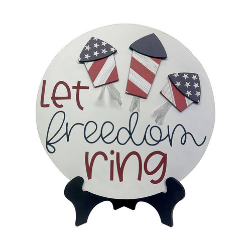 Let Freedom Ring Circle Door Hang