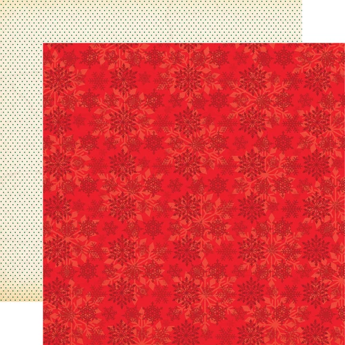 Season's Greetings: Seasonal Snowflakes Scrapbook Paper
