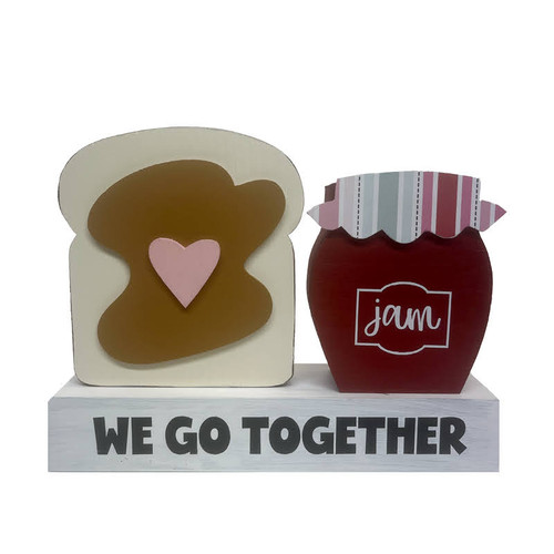 We go together - bread and jam