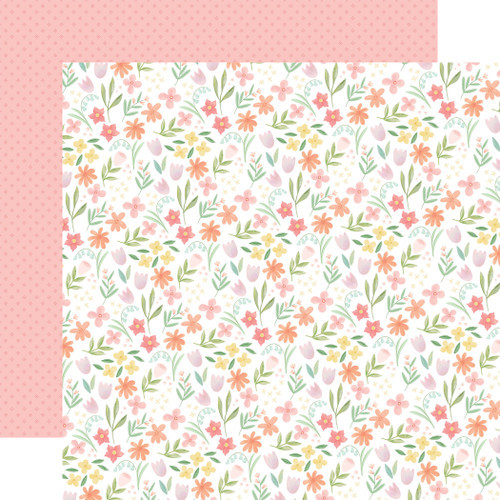 Here Comes Easter: Easter Blooms Scrapbook Paper