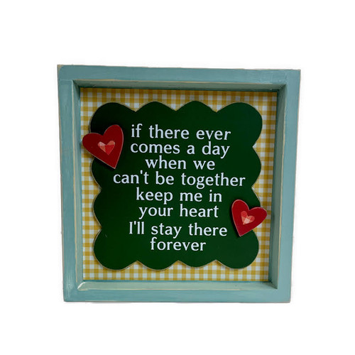 If there ever comes a day 8x8 box sign
