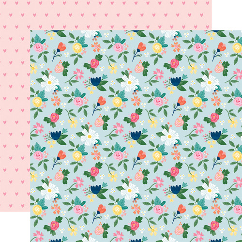 My best life: Lucky flowers Scrapbook Paper