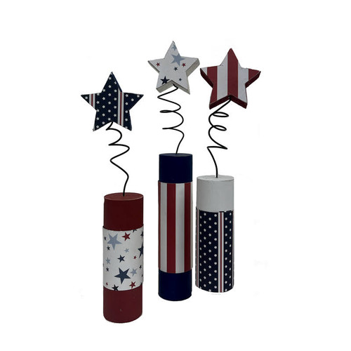 firework trio w/stars