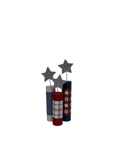 firework trio w/stars