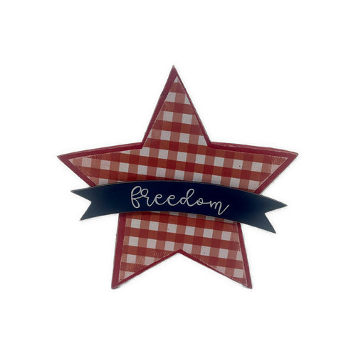 star w/freedom banner