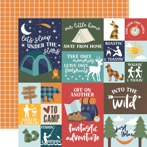 Into the Wild: Multi journaling cards Scrapbook Paper