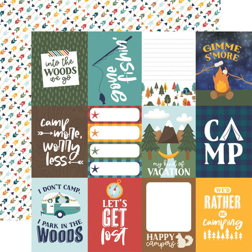 Into the Wild: 3X4 journaling cards Scrapbook Paper